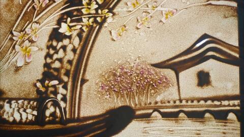 沙画制作视频,一沙一世界，一幕一故事